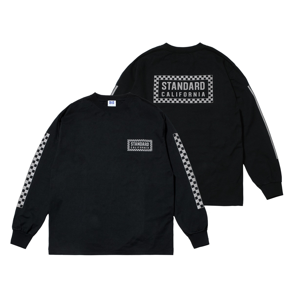 SD Heavyweight Checker Logo Long Sleeve T Official Store Limited