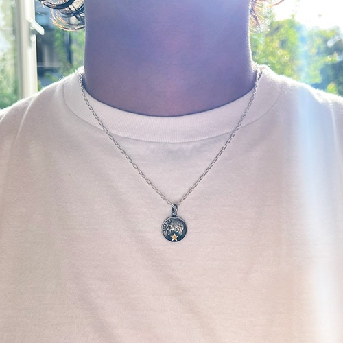 Button Works Roosevelt Dime Coin Necklace Star Type2