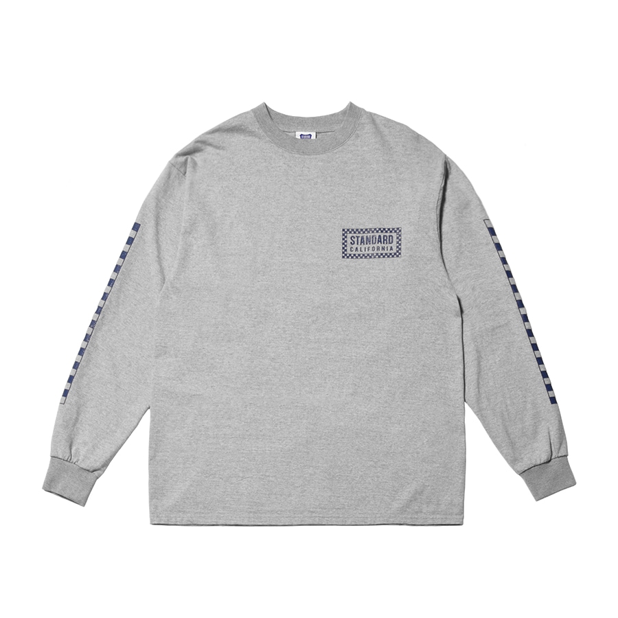 SD Heavyweight Checker Logo Long Sleeve T Official Store Limited