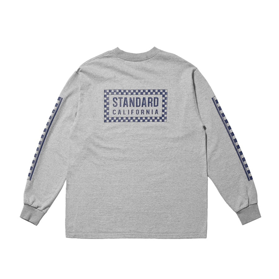 SD Heavyweight Checker Logo Long Sleeve T Official Store Limited
