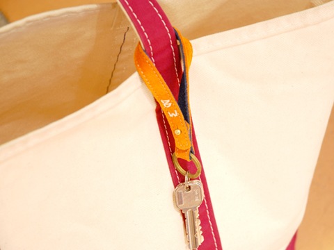 Button Works Suede Key Holder