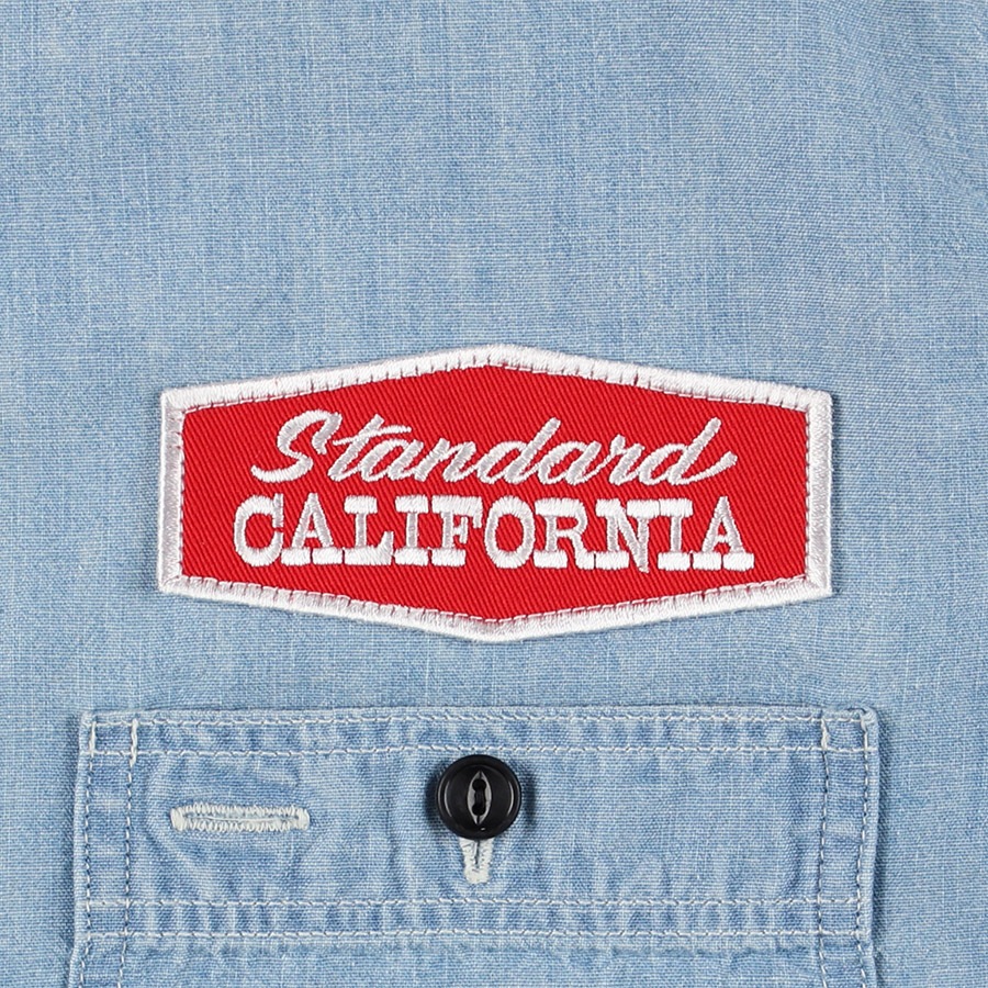 SD Stadium Logo Patch Chambray Shirt