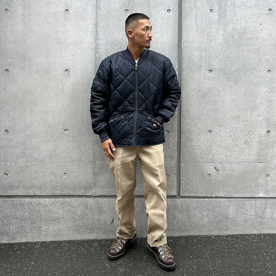 HTC Dickies Diamond Quilt Jacket #SN-32 Stone