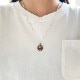 Button Works Mercury Dime Coin Necklace Type2 Letter