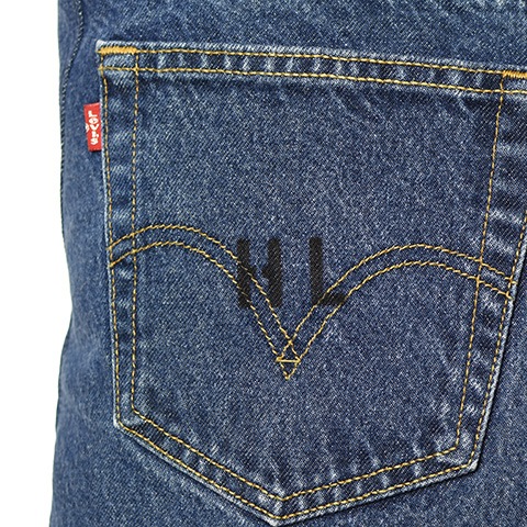 Hand Light Denim Cushion Large No.3