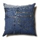 Hand Light Denim Cushion Large No.3