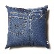 Hand Light Denim Cushion Large No.3