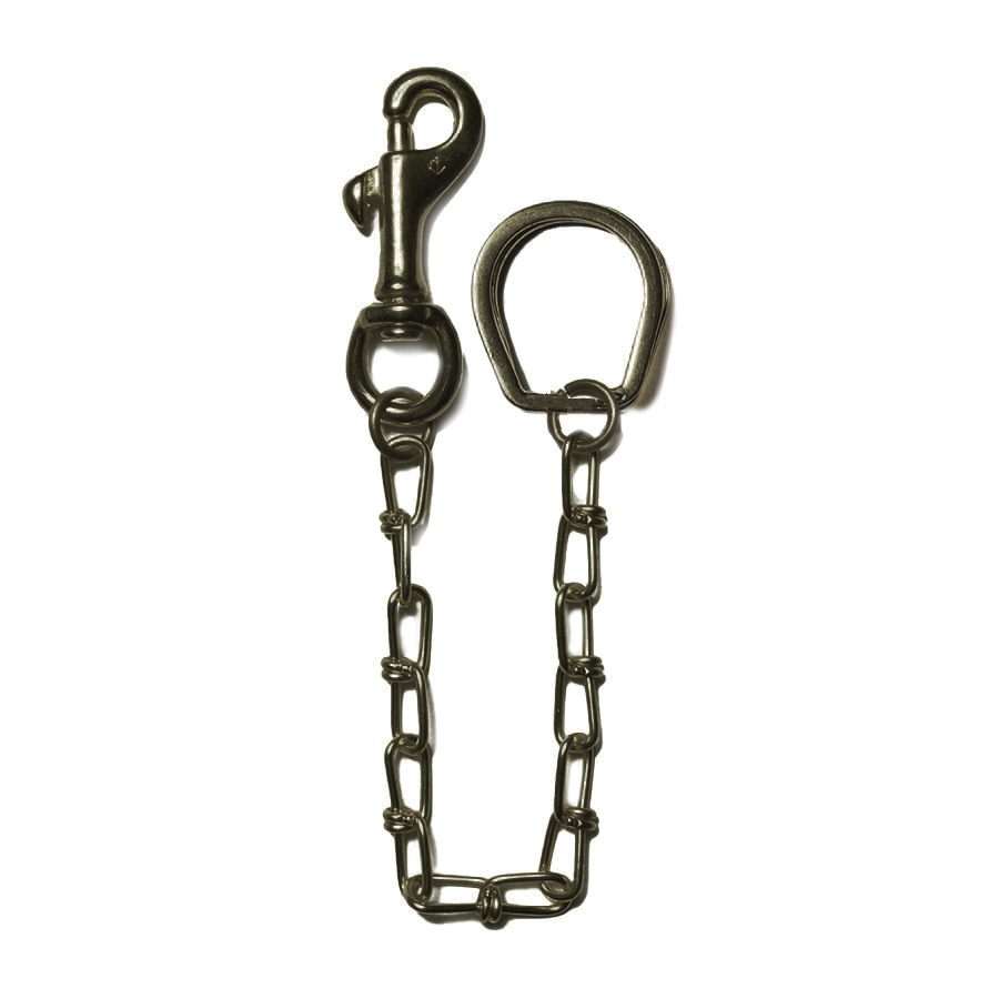 Button Works Black Line Key Chain 3
