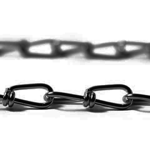 Button Works Black Line Key Chain 3