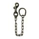 Button Works Black Line Key Chain 3