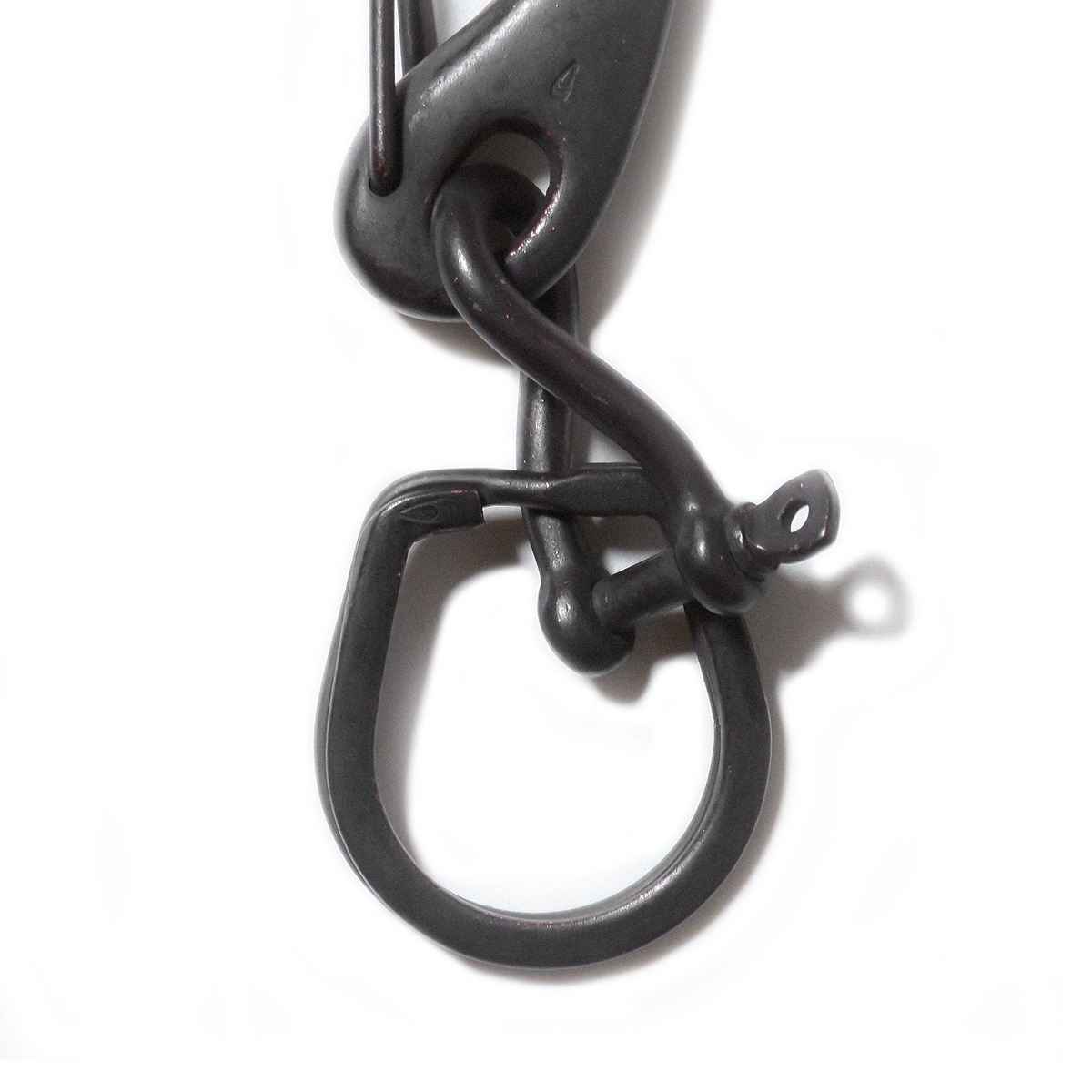 Button Works Black Line Carabiner Twist Shackle