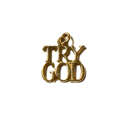 再×14入荷 ビンテージ Tiffany try god ネックレストップ - 通販