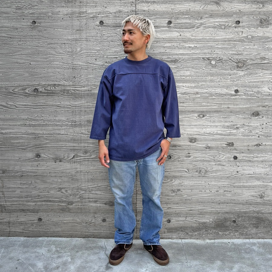 SD Heavyweight Football T Vintage Wash