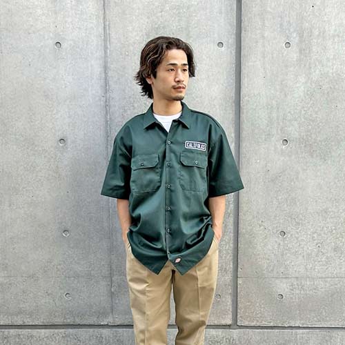 CALIFOLKS Dickies Custom Work Shirt Short Sleeve