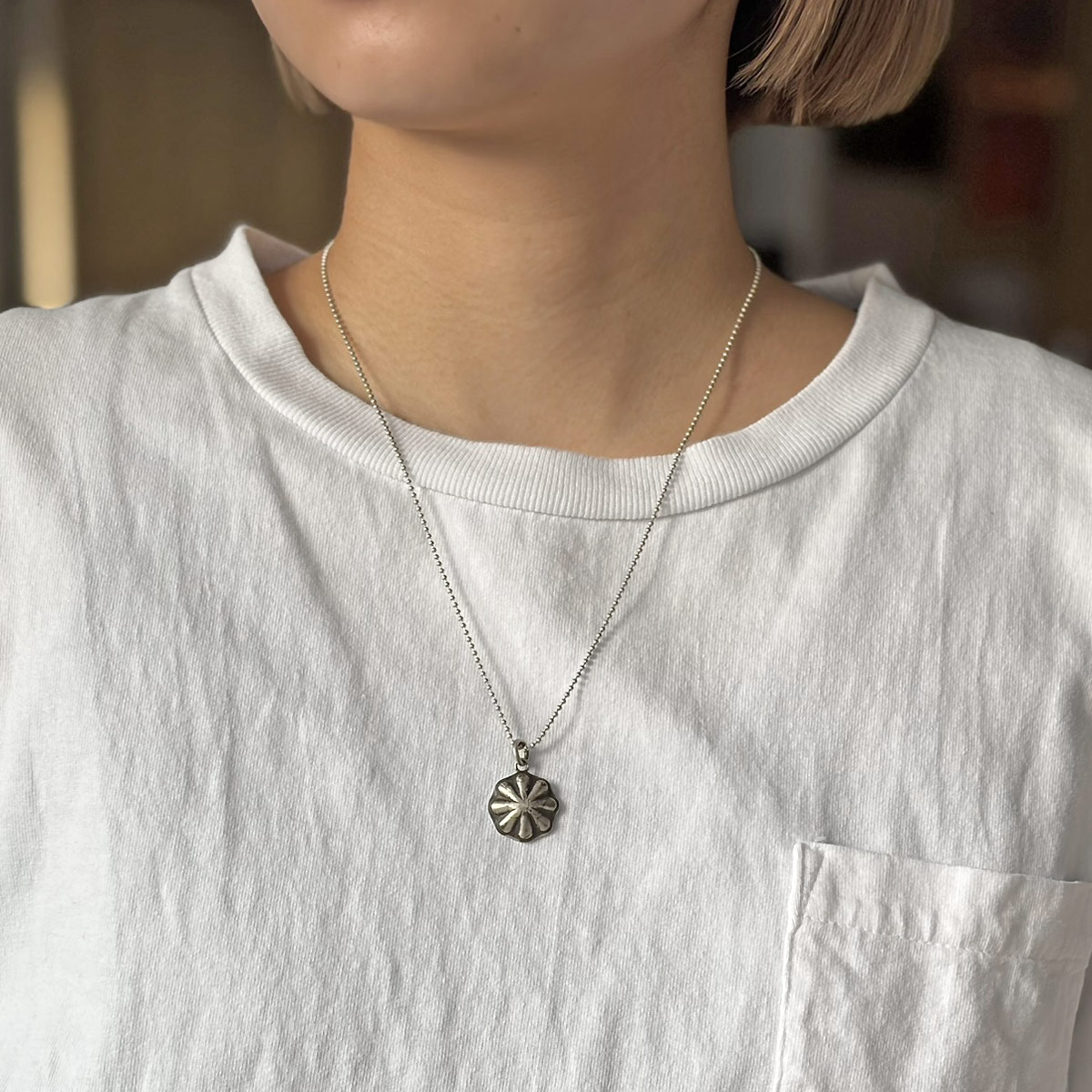 Button Works Mercury Dime Coin Necklace APOLLO #2