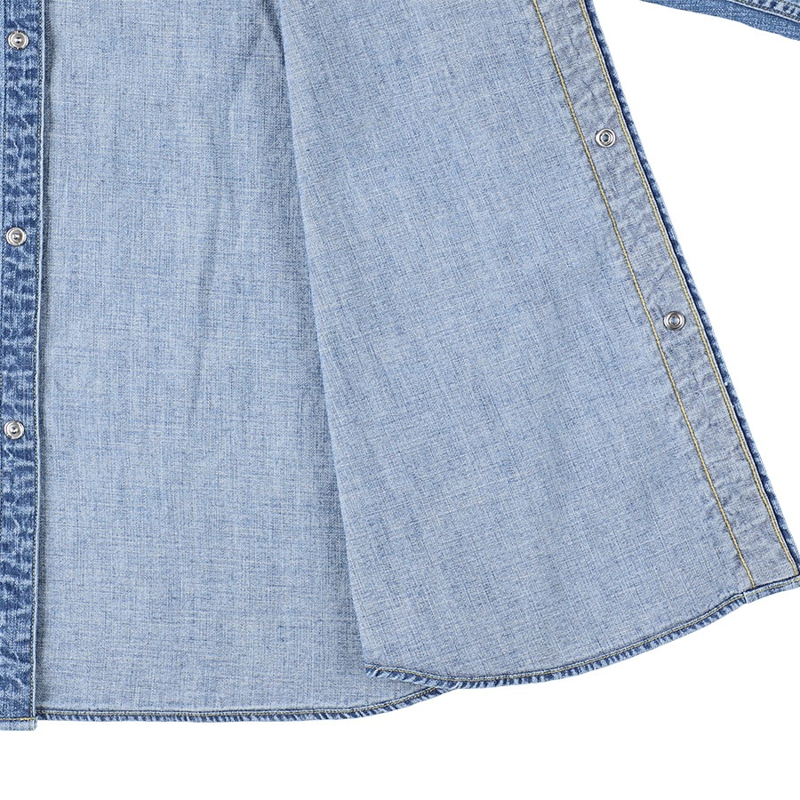 HTC Custom SD Denim Western Shirt Vintage Wash - Official Online Store Limited