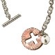Button Works Lucky Penny T-Bar Silver Bracelet