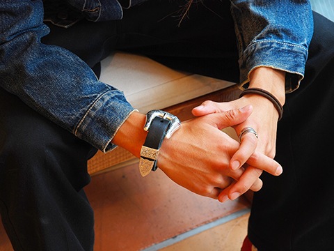 Button Works Western Buckle Bracelet
