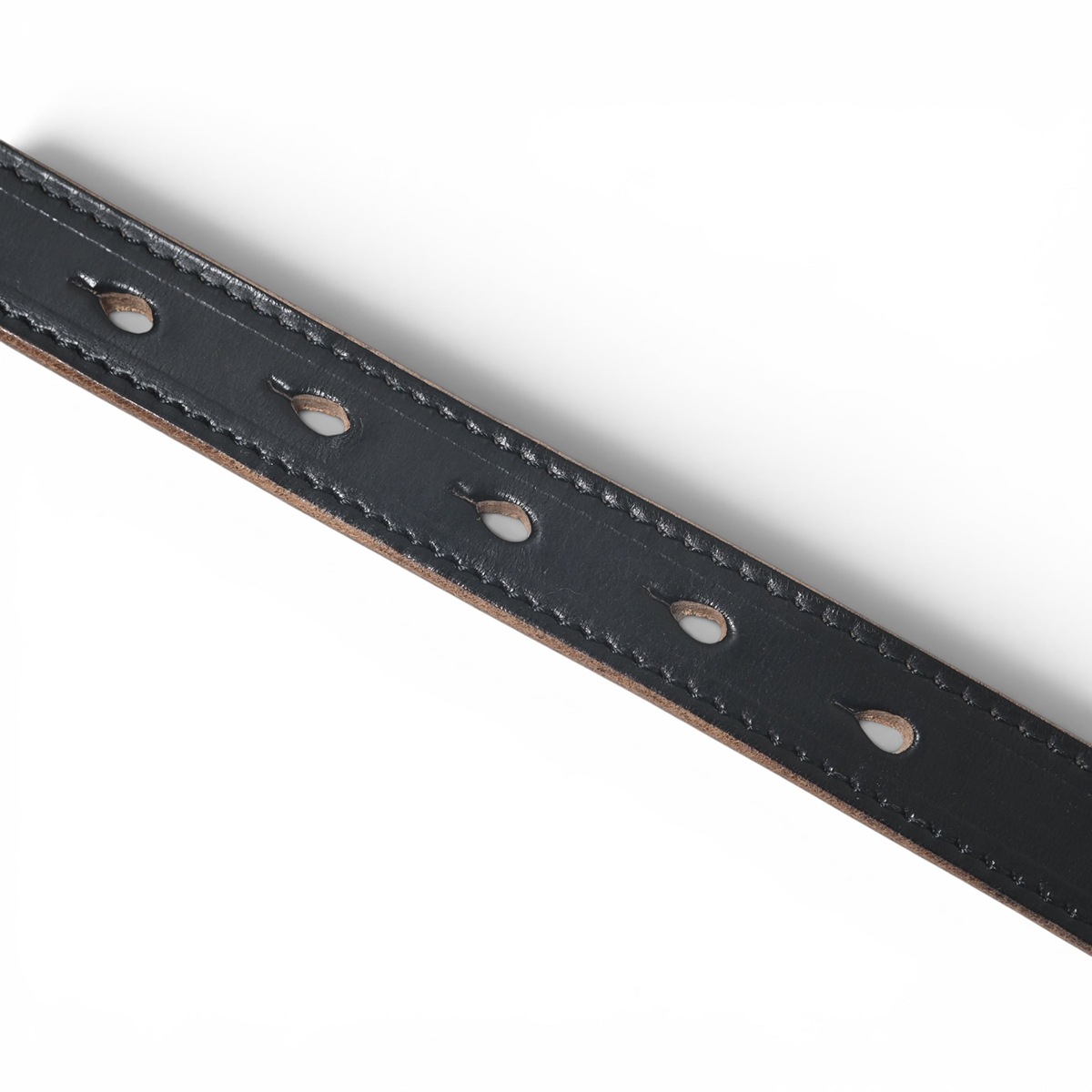 Button Works N&J Harness Buckle Chromexcel Narrow Belt