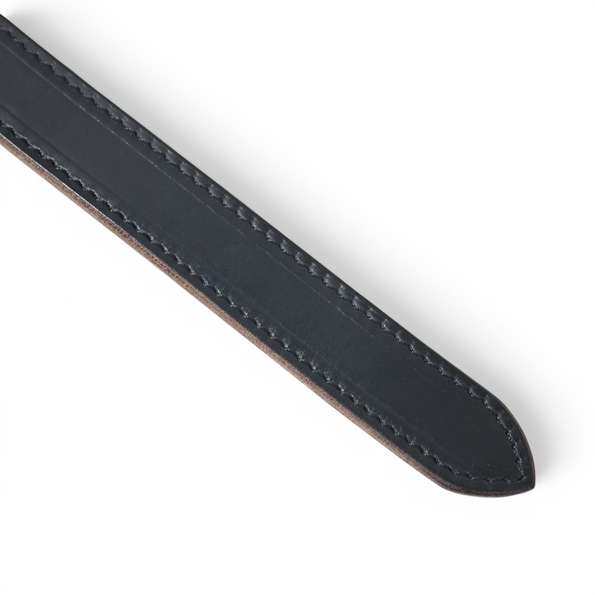 Button Works N&J Harness Buckle Chromexcel Narrow Belt