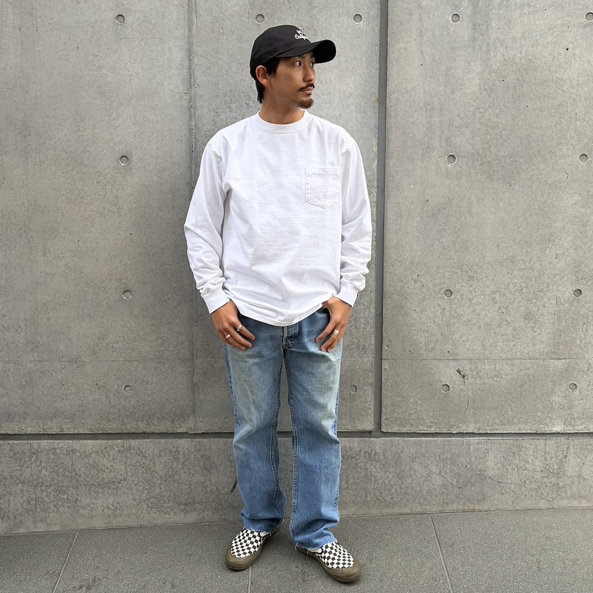 SD Heavyweight Pocket Long Sleeve T Vintage Wash