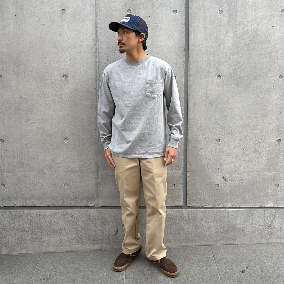SD Heavyweight Pocket Long Sleeve T Vintage Wash