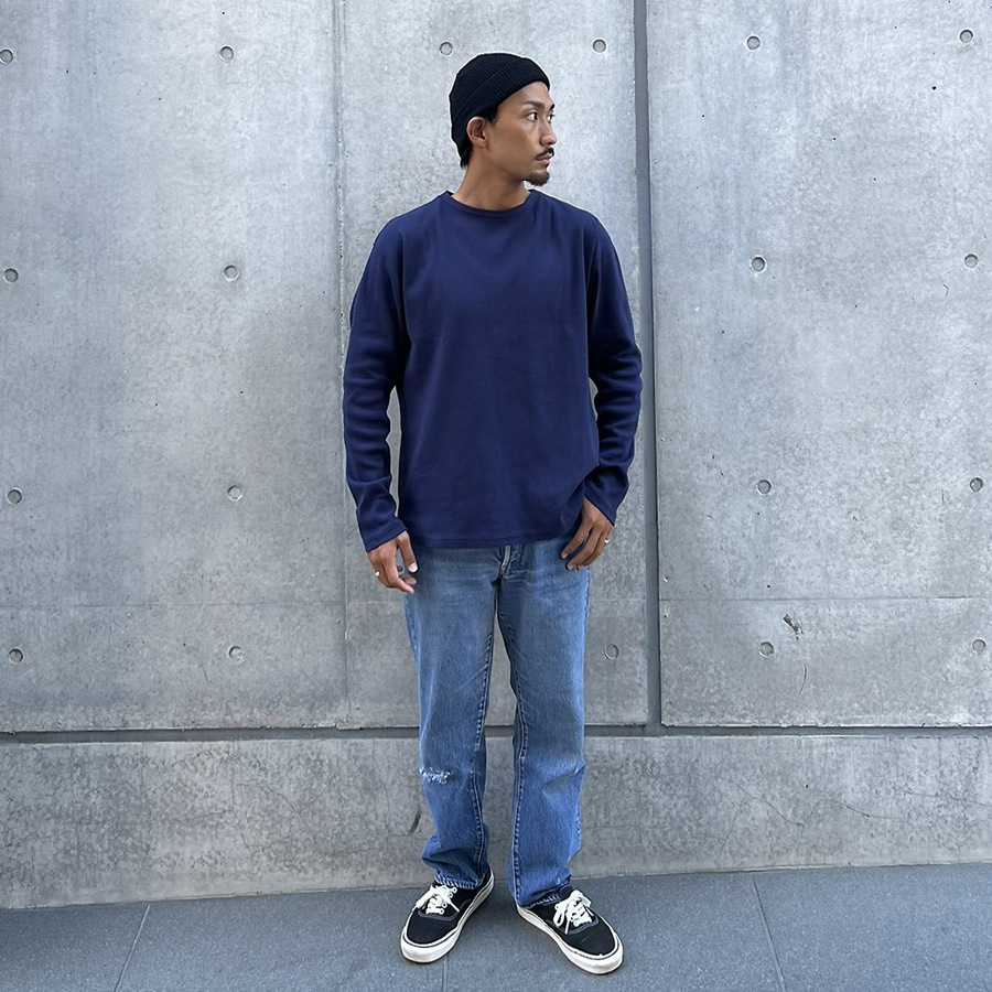 SD Heavyweight Rib Crew Long Sleeve T