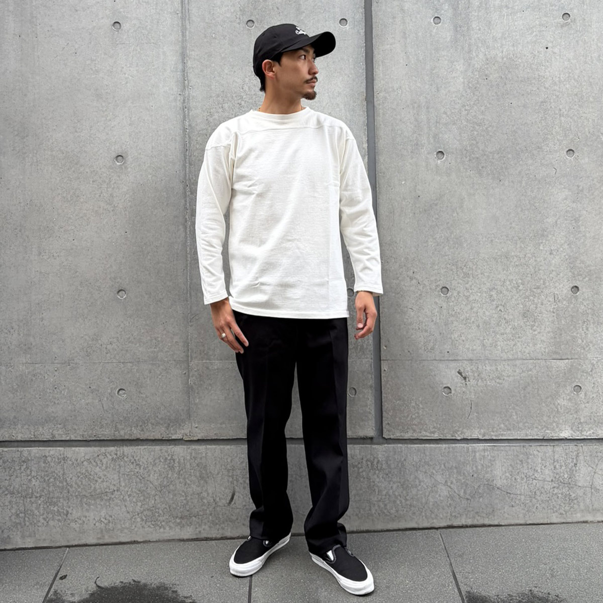 SD Heavyweight Football Long Sleeve T Vintage Wash