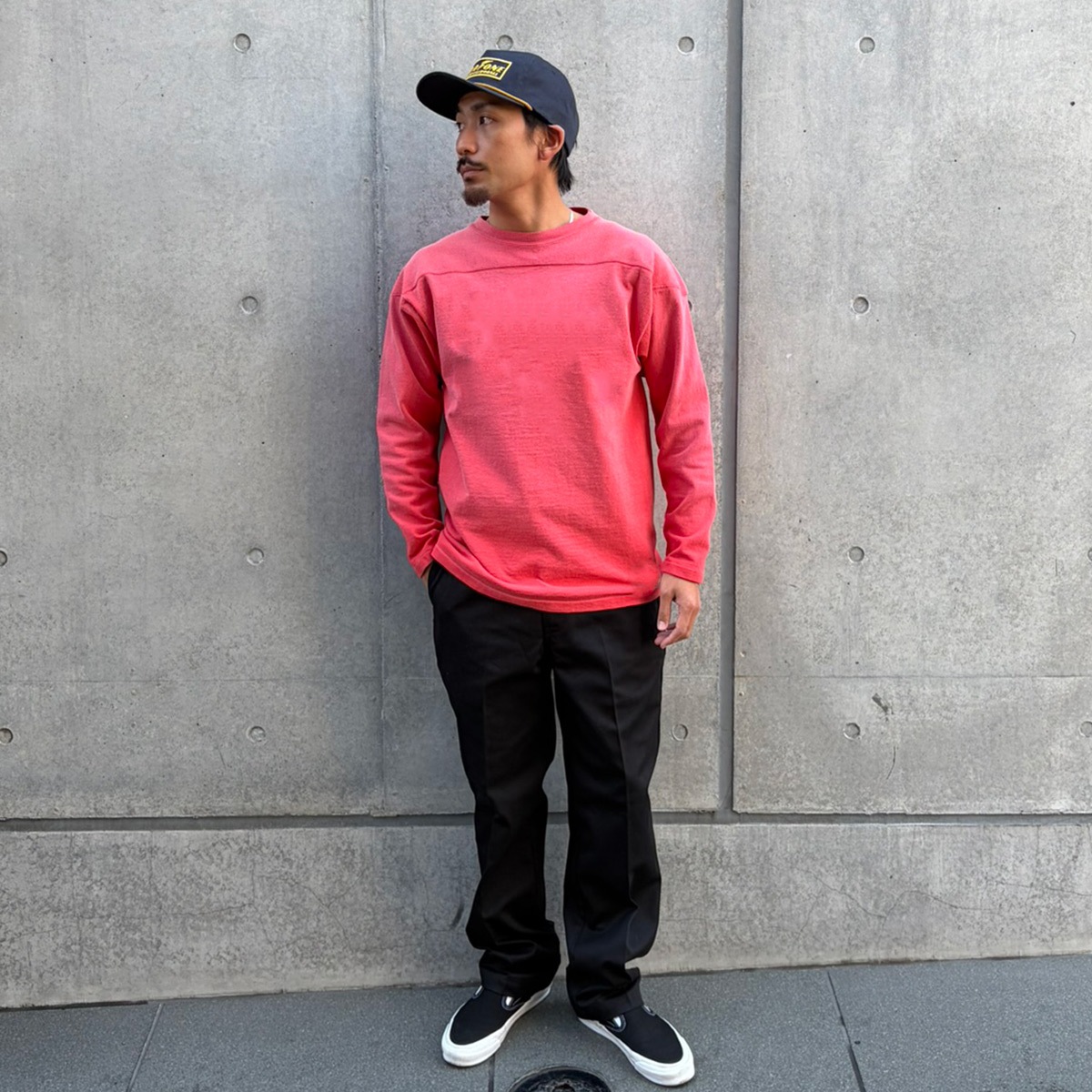 SD Heavyweight Football Long Sleeve T Vintage Wash