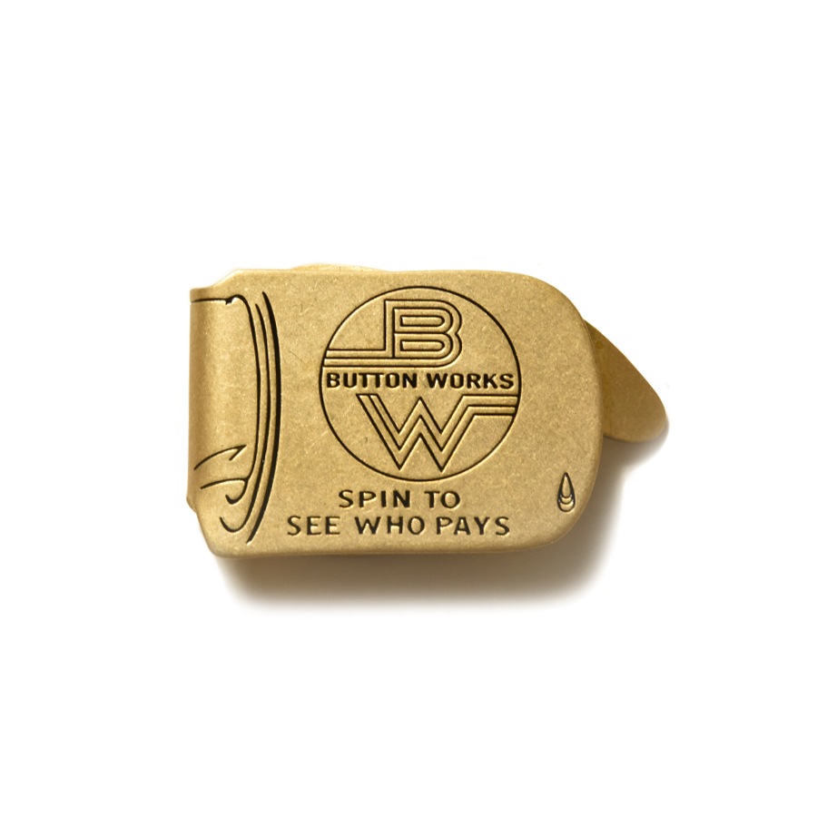 Button Works You Pay Money Clip