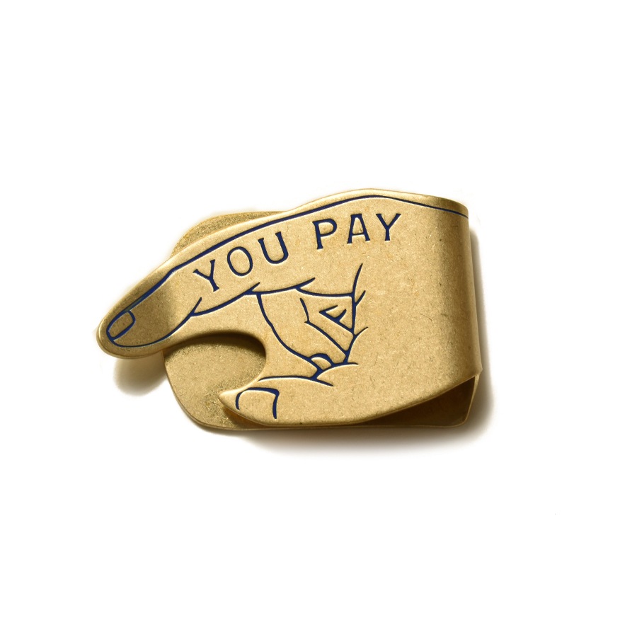 Button Works You Pay Money Clip