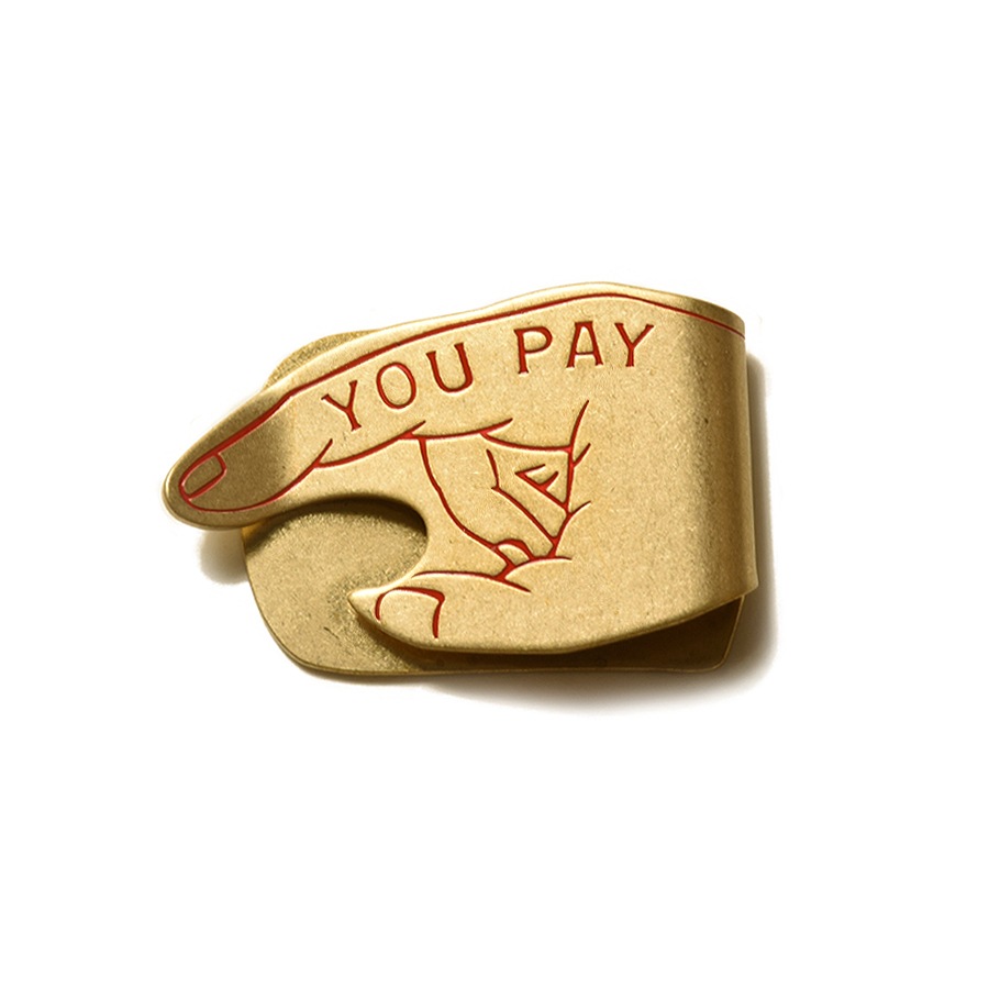 Button Works You Pay Money Clip