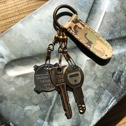 Button Works Camouflage Key Holder