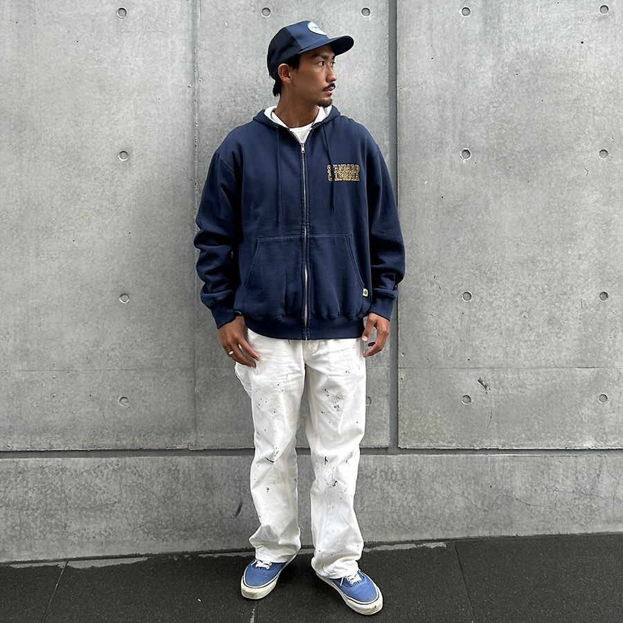 RUSSELL ATHLETIC / SD W Face Logo Zip Hood Sweat