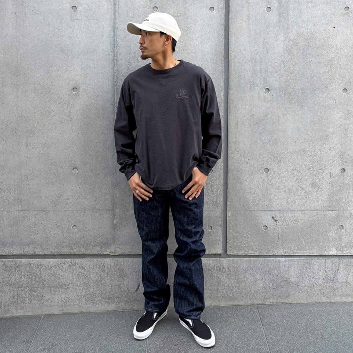 SD US Cotton Logo Long Sleeve T