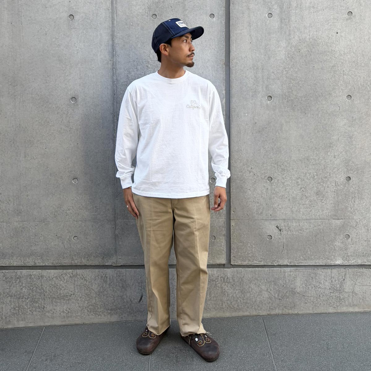 SD US Cotton Logo Long Sleeve T