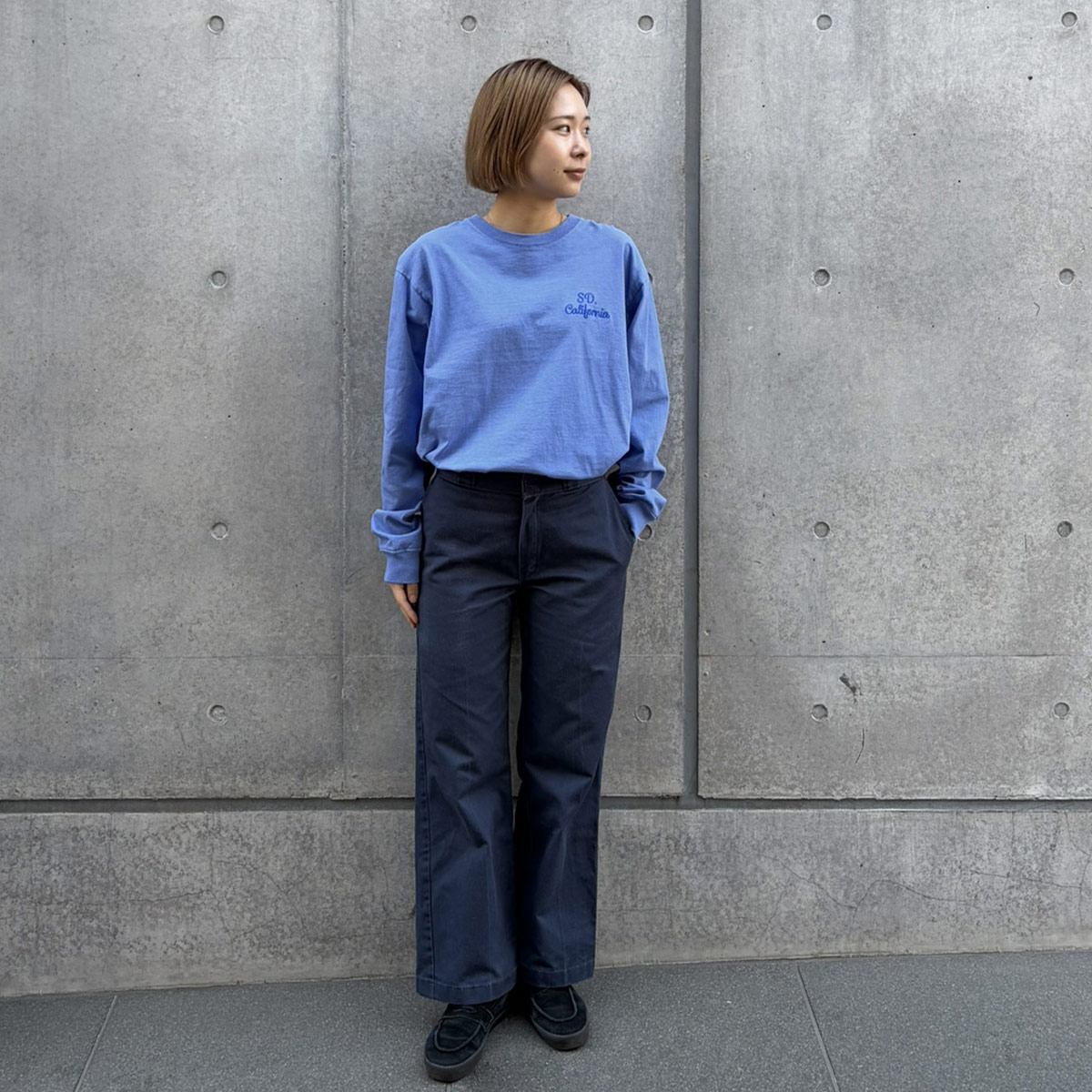 SD US Cotton Logo Long Sleeve T