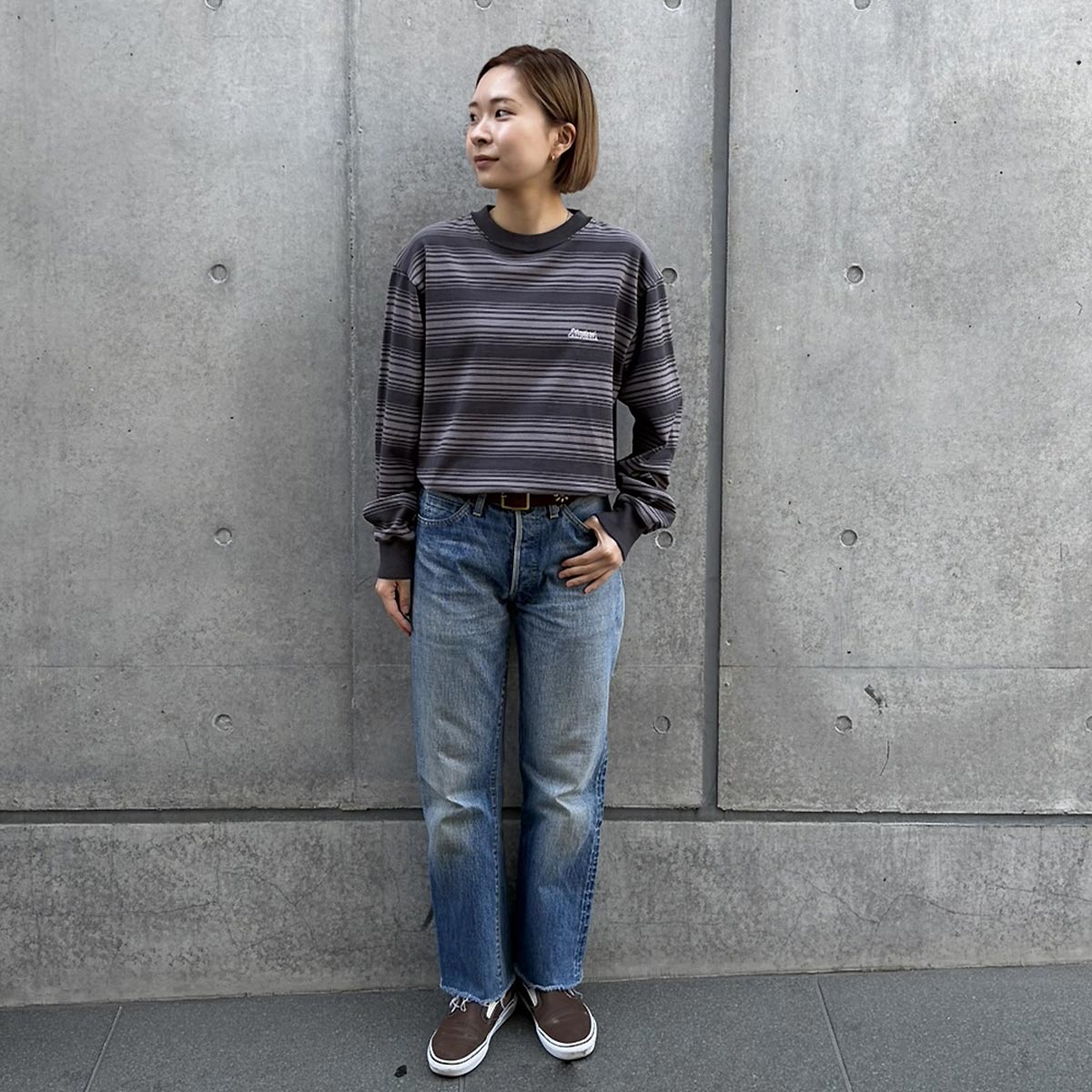 SD Heavyweight Border Long Sleeve T