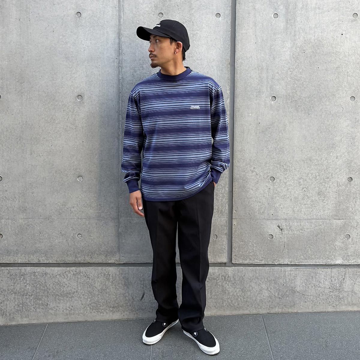 SD Heavyweight Border Long Sleeve T