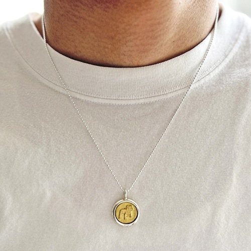 Button Works Vintage MACK TRUCK EUB Necklace