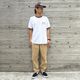 SD US Cotton Script Logo Ringer T