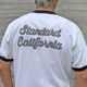 SD US Cotton Script Logo Ringer T