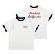 SD US Cotton Script Logo Ringer T