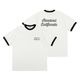 SD US Cotton Script Logo Ringer T