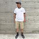 SD US Cotton Script Logo Ringer T
