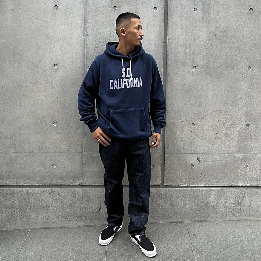 SD Loop Knitting Logo Hood Sweat