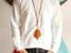 BUTTON WORKS Teardrop Key Necklace