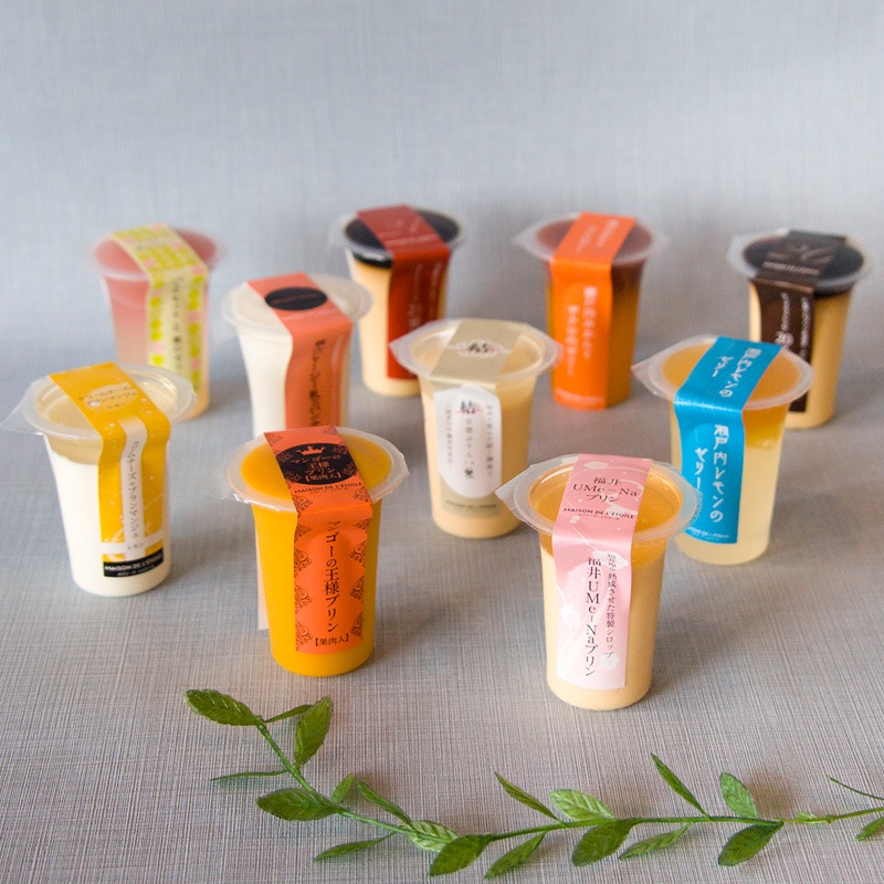 【送料込】彩（いろどり）プリン10個セット（夏）　95ml/1個【ギフト】