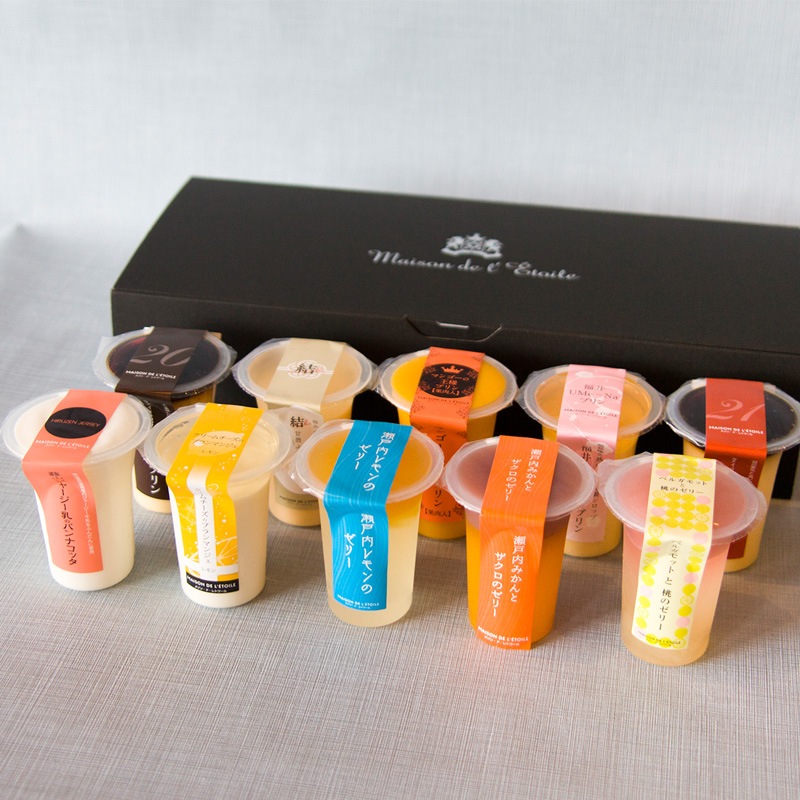 【送料込】彩（いろどり）プリン10個セット（夏）　95ml/1個【ギフト】
