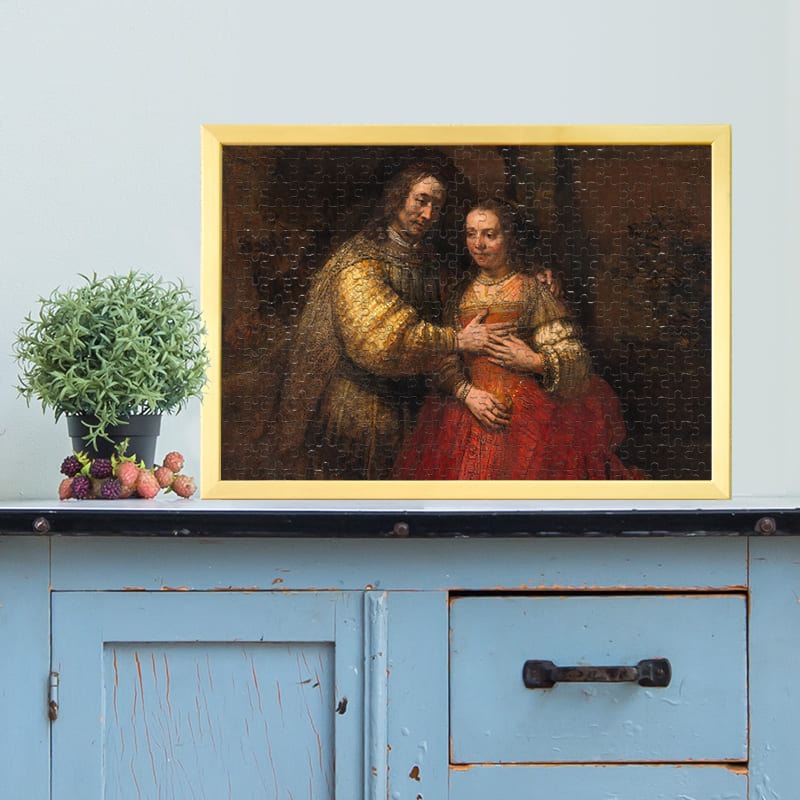 ユダヤの花嫁 （イサクとリベカ） レンブラント・ファン・レイン